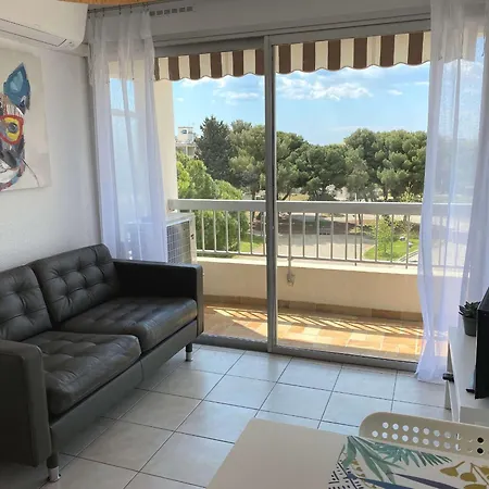 شقة T1 Avec Balcon, Clim, Wifi, Animaux Ok A - Fr-1-553-199 بالاروك ليه بان